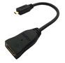 ACCELL HDMI High Speed with Ethernet sovitin, micro HDMI ur - HDMI na