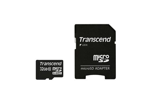 Transcend flashminnekort - 32 GB - microSDHC (TS32GUSDHC10)