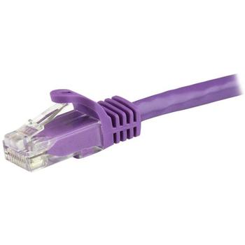 STARTECH 1.5 M CAT6 CABLE PURPLE SNAGLESS - 24 AWG COPPER WIRE CABL (N6PATC150CMPL)
