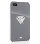 WHITE DIAMONDS WHITE-DIAMONDS Cover iPhone 4/4s Rainbow Sølv