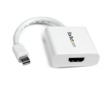 STARTECH StarTech.com Mini DisplayPort® to HDMI® Video Adapter Converter 1920x1200 - White Mini DP to HDMI Adapter M/F (MDP2HDW) - Adapter - Mini DisplayPort male to HDMI female - 17 cm - white