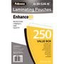 FELLOWES LAMINATING POUCH 80MIC A4 SIZE 250PK