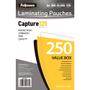 FELLOWES A4 Glossy 125 Micron - 250 stk