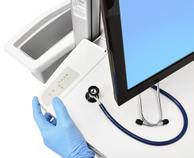 Ergotron StyleView SV42 vogn - Patented Constant Force Technology - for LCD-skjerm / tastatur / mus / CPU / bærbar / strekkodeskanner - med LCD-svingtapp,  EU - TAA-samsvar (SV42-6301-2)