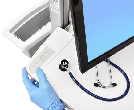 Ergotron StyleView SV42 vogn - Patented Constant Force Technology - for LCD-skjerm / tastatur / mus / CPU / bærbar / strekkodeskanner - med LCD-svingtapp,  EU - TAA-samsvar (SV42-6301-2)