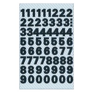 AVERY 3781 Number labels weatherproof  black 9,5mm (130) (3781*10)