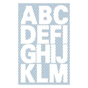 AVERY 3786 letter labels weatherproof A-Z white 25 mm (30) (3786*10)