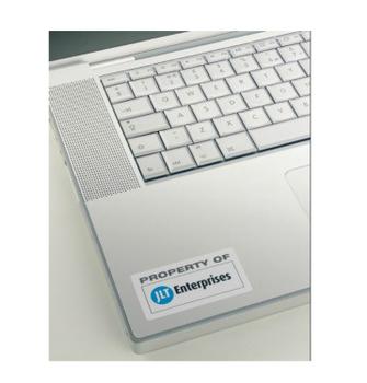 AVERY etiket L6140-20 eks.klæb Pk/800 stk hvid 45,7x25,4 mm (L6140-20)