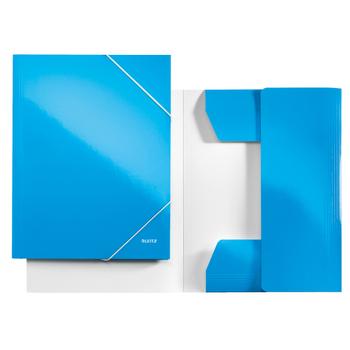 LEITZ 3 Flap folder A4 WOW blue metallic Leitz 3982 (3982-00-36*10)