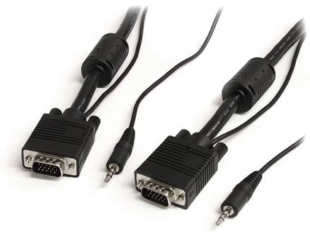 STARTECH 5m Coax High Resolution Monitor VGA Video Cable with Audio HD15 M/M (MXTHQMM5MA)