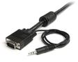 STARTECH 5m Coax High Resolution Monitor VGA Video Cable with Audio HD15 M/M (MXTHQMM5MA)