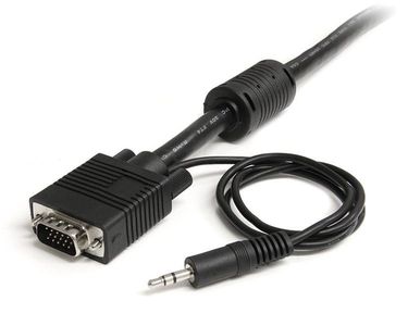 STARTECH 5m Coax High Resolution Monitor VGA Video Cable with Audio HD15 M/M	 (MXTHQMM5MA)