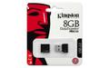 KINGSTON 8GB USB 2.0 Hi-Speed DataTraveler Micro (Black) (DTMCK/8GB)