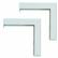 ELITE SCREENS 12" L Mounting Brackets White