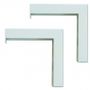 ELITE SCREENS 12" L Mounting Brackets White