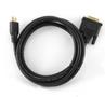 GEMBIRD HDMI to DVI male-male cable with gold-plated connectors,  1.8m, bulk pack (CC-HDMI-DVI-6)