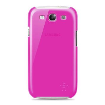 Belkin Shield Sheer - Eske for mobiltelefon - polykarbonat - dagglød - for Samsung Galaxy S III (F8M403cwC03)