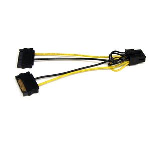 STARTECH 15cm SATA Power to 8 Pin PCI Express Video Card Power Cable Adapter	 (SATPCIEX8ADP)
