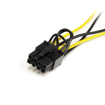 STARTECH 6IN SATA POWER TO 8 PIN PCIE VIDEO CARD POWER CABLE ADAPTER CABL (SATPCIEX8ADP)