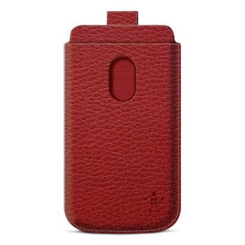 Belkin Pocket Case - Eske for mobiltelefon - rød - for Samsung Galaxy S III (F8M410cwC02)