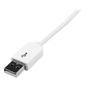 STARTECH Apple 30-pins Dockconnector-naar-USB-kabel 1 m voor iPhone / iPod / iPad met getrapte connector (USB2ADC1M)