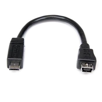 STARTECH 15cm Micro USB naar Mini USB Verloopkabel M/F (UUSBMUSBMF6)