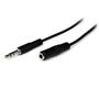 STARTECH 2m Slim 3.5mm Stereo Extension Audio Cable - M/F