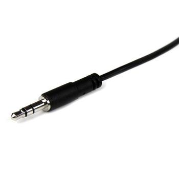 STARTECH 1m Slim 3.5mm Stereo Extension Audio Cable - M/F (MU1MMFS)