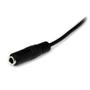 STARTECH 1m Slim 3.5mm Stereo Extension Audio Cable - M/F (MU1MMFS)