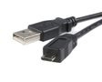 STARTECH StarTech.com 3 m Micro USB-Kabel Stecker/Stecker - USB-A auf Micro-B - USB-Kabel - USB (M) zu Micro-USB Typ B (M) - USB 2.0 - 3 m - Schwarz - für P/N: KITBXAVHDPEU, KITBXAVHDPUK