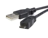 StarTech 3m Micro USB Cable M/M USB A to Micro B - USB-kabel - USB (hann) til Micro-USB type B (hann) - USB 2.0 - 3 m - svart (UUSBHAUB3M)