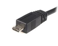 StarTech 3m Micro USB Cable M/M USB A to Micro B - USB-kabel - USB (hann) til Micro-USB type B (hann) - USB 2.0 - 3 m - svart (UUSBHAUB3M)
