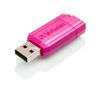 VERBATIM USB DRIVE 2.0 PIN STRIPE 16GB HOT PINK 2.0 16GB EXT (49067)