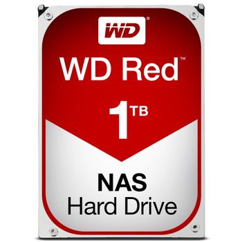 WESTERN DIGITAL WD Red 1TB SATA 6Gb/s 64MB Cache Internal 8,9cm 3,5Zoll 24x7 IntelliPower optimized for SOHO NAS systems 1-8 Bay HDD Bulk (WD10EFRX)