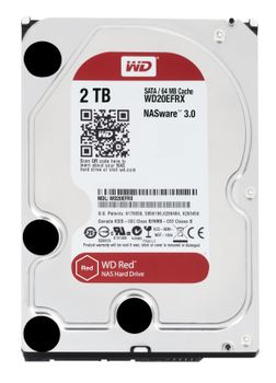 WESTERN DIGITAL WD Red 2TB SATA 6Gb/s 64MB Cache Internal 8,9cm 3,5Zoll 24x7 IntelliPower optimized for SOHO NAS systems 1-8 Bay HDD Bulk (WD20EFRX)