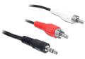 DELOCK Audiokabel 3,5mm stereo -> 2x Cinch St/St 5 (84212)
