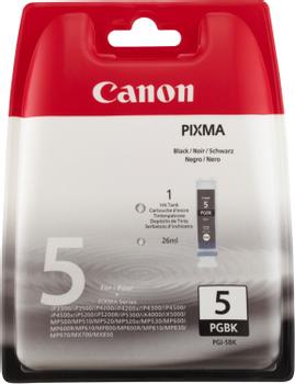 CANON n PGI-5 BK - 0628B029 - 1 x Black - Blister -Ink tank - For PIXMA iP3500, iP4500, iP5300, MP510, MP520, MP610, MP810, MP960, MP970, MX700, MX850 (0628B029)