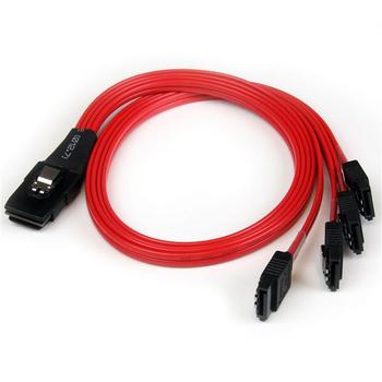 STARTECH 50CM SFF8087 MINI SAS TO 4X SAT - SERIAL ATTACHED SCSI TO SATA CABL (SAS8087S4R50)