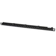 StarTech 24 Port 0.5U Cat5e Patch Panel - RJ45 Ethernet Rack Mount Cat 5e 110 Patch Panel - Rackmount Network Patch Panel (PANELHU24) - koblingspanel