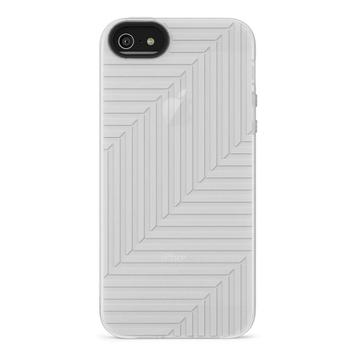 Belkin Flex Case - Eske for mobiltelefon - silikon - blank, svarttopp (en pakke 2) - for Apple iPhone 5 (F8W130VFC00-2)