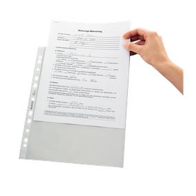 LEITZ Pocket Standard A4 Polypropylene 75 Micron Clear (Pack 100) - 47700002 (47700002)