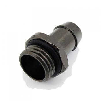 XSPC Steckanschluss 1/4 Zoll auf ID 10mm - black chrome (5060175581655)