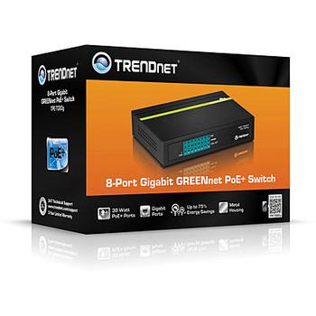TRENDNET 8-port GREENnet Gigabit PoE+  (TPE-TG80G)