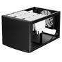 FRACTAL DESIGN Node 304 Mini-ITX Sort Vifte: 2x 92mm Front, 1x 140mm Bak, mITX, DTX, 6x 3.5"/2.5" HDD/SSD, 2x USB 3.0 (FD-CA-NODE-304-BL)