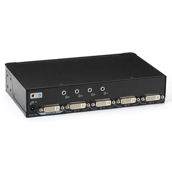 BLACK BOX DVI-D Splitter with Audio and HDCP, 1 x 4 (AVSP-DVI1X4)