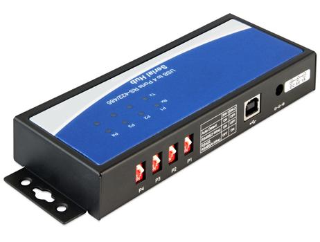 DELOCK USB Adapter USB -> 4x D-Sub9 (RS422/ 485) Bu (87587)
