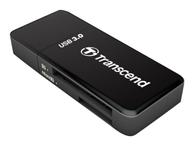 Transcend Kortleser (SD, microSD, SDHC, microSDHC,  SDXC, microSDXC,  SDHC UHS-I, SDXC UHS-I) - USB 3.0 (TS-RDF5K)
