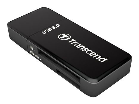 TRANSCEND CARDREADER RDF5 USB3.0 BLACK IN PERP (TS-RDF5K)