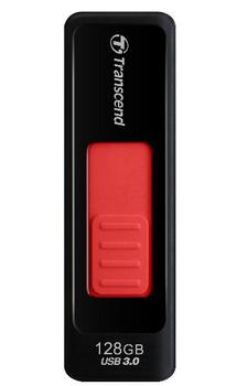 TRANSCEND d JetFlash 760 - USB flash drive - 128 GB - USB 3.0 - black (TS128GJF760)