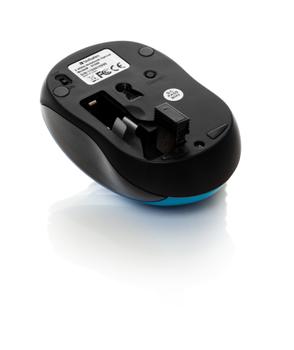 VERBATIM GO NANO Wireless Mouse, Caribbean Blue (49044*4)